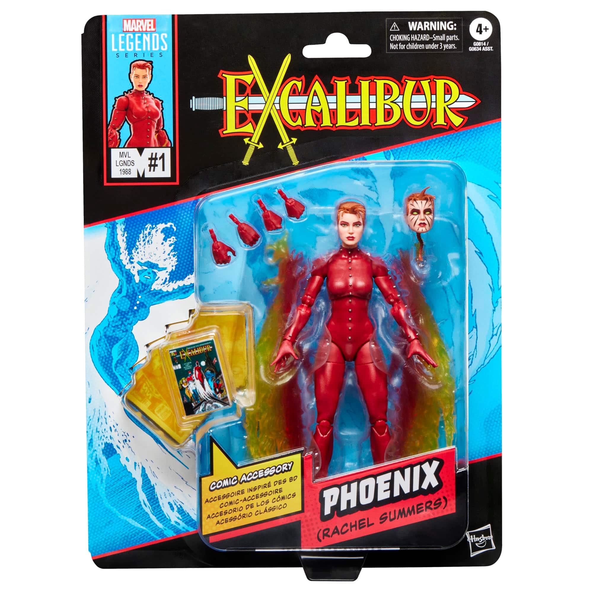 Marvel Legends Series Phoenix (Rachel Summers), Excalibur #1 (1988) Comics-Inspired Collectible 6-Inch Scale X-Men Actio