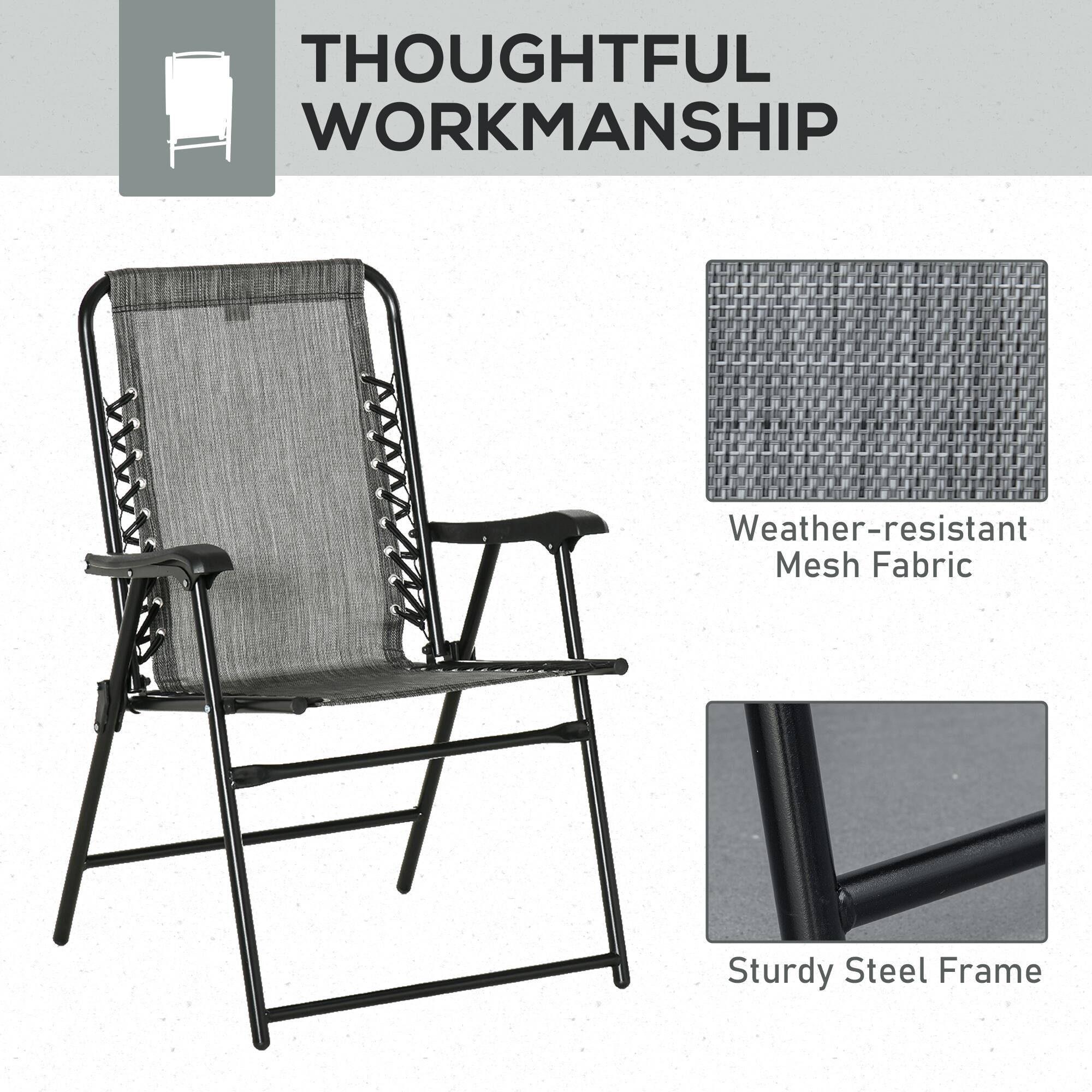 THOUGHTFUL WORKMANSHIP
Weather-resistant Mesh Fabric
Sturdy Steel Frame