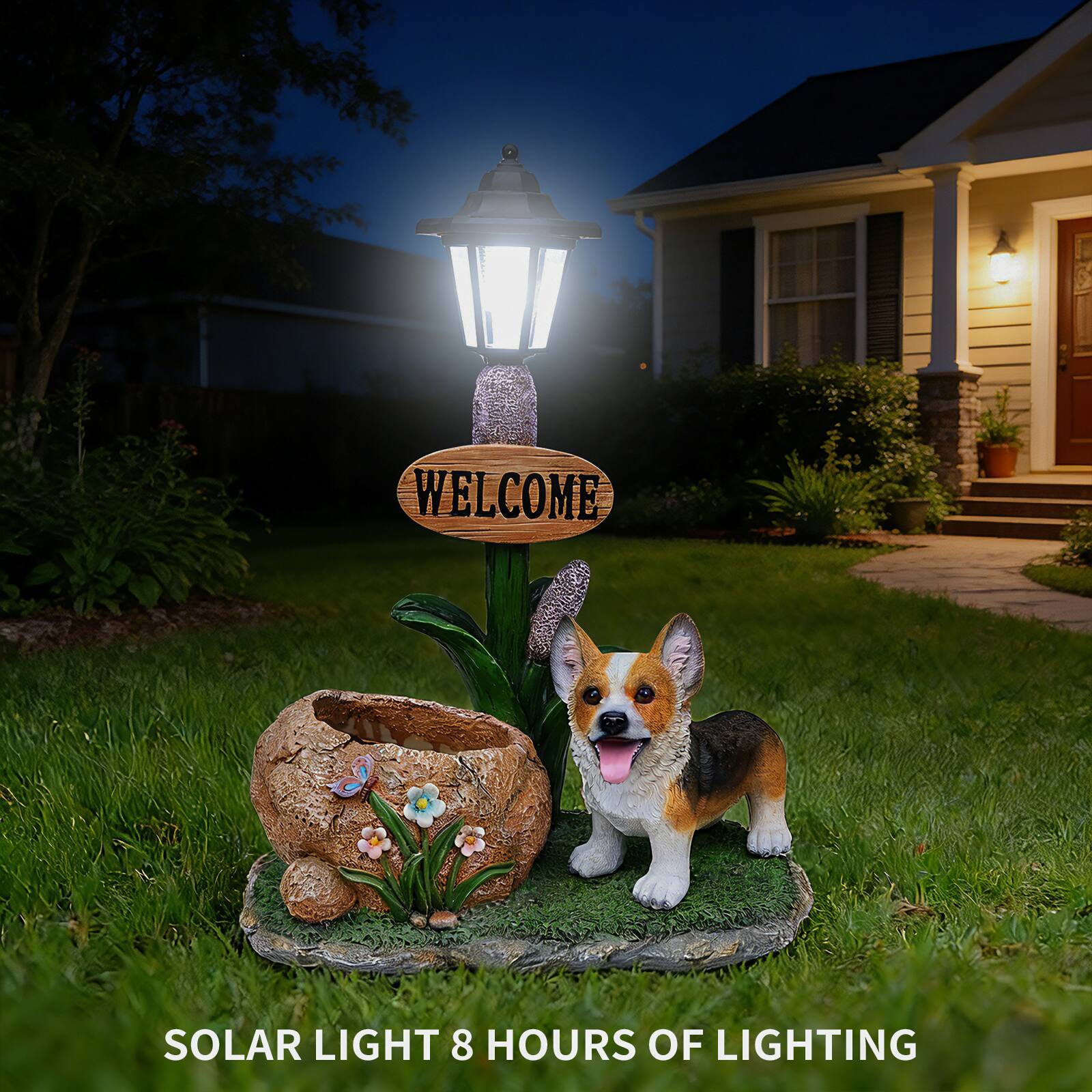 WELCOME  
SOLAR LIGHT 8 HOURS OF LIGHTING