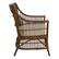 Left. OSP Home Furnishings - Maui Chair - Cream/Brown.