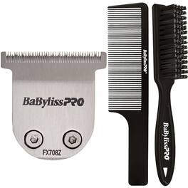 Babyliss - Pro Replacement Trimmer Blade FX708Z For FX788 Trimmers + Brush + Comb - Silver