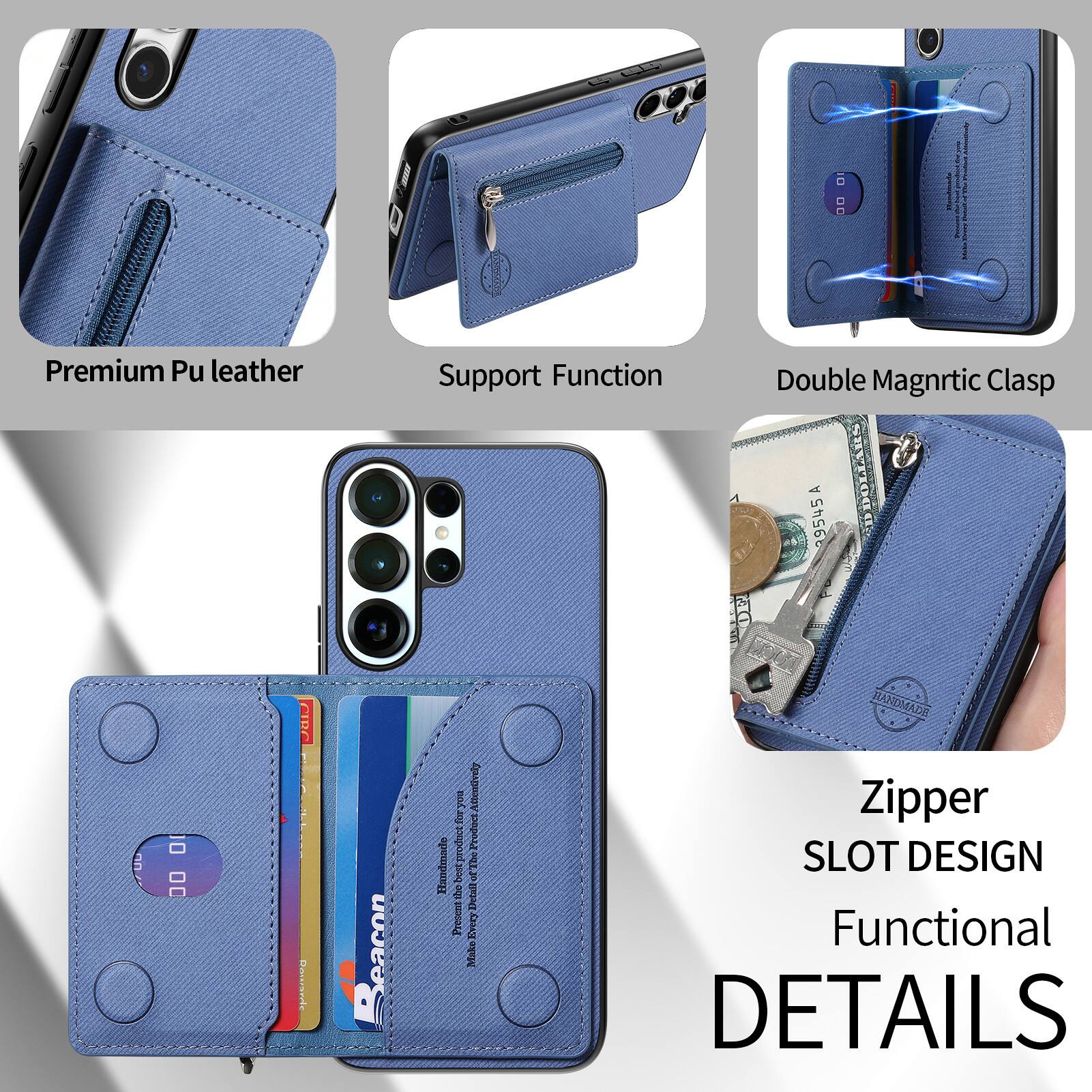 Premium Pu leather Support Function Double Magnetic Clasp

Zipper SLOT DESIGN Functional DETAILS

DOLLARS 39545

UP

Daunere eacon

Attentively for product

Handmade he 3000 of the Detail

DAROOLE ABAN

HANDMADE