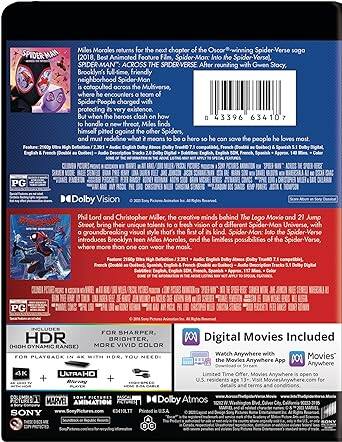 Alt View 1. Spider-Man: Across The Spider-Verse & Into The Spider-Verse (UHD + Digital).