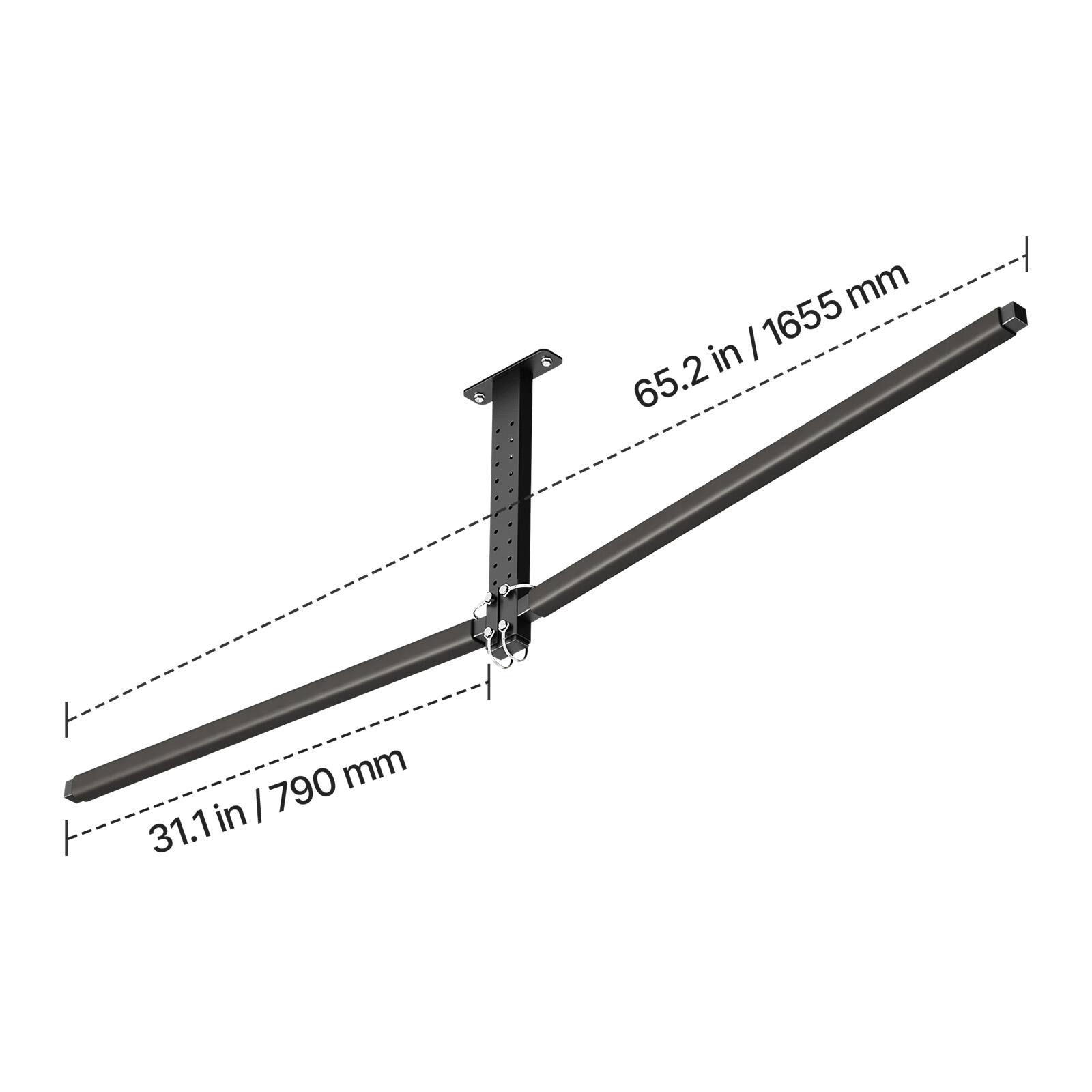 65.2 in / 1655 mm  
31.1 in / 790 mm
