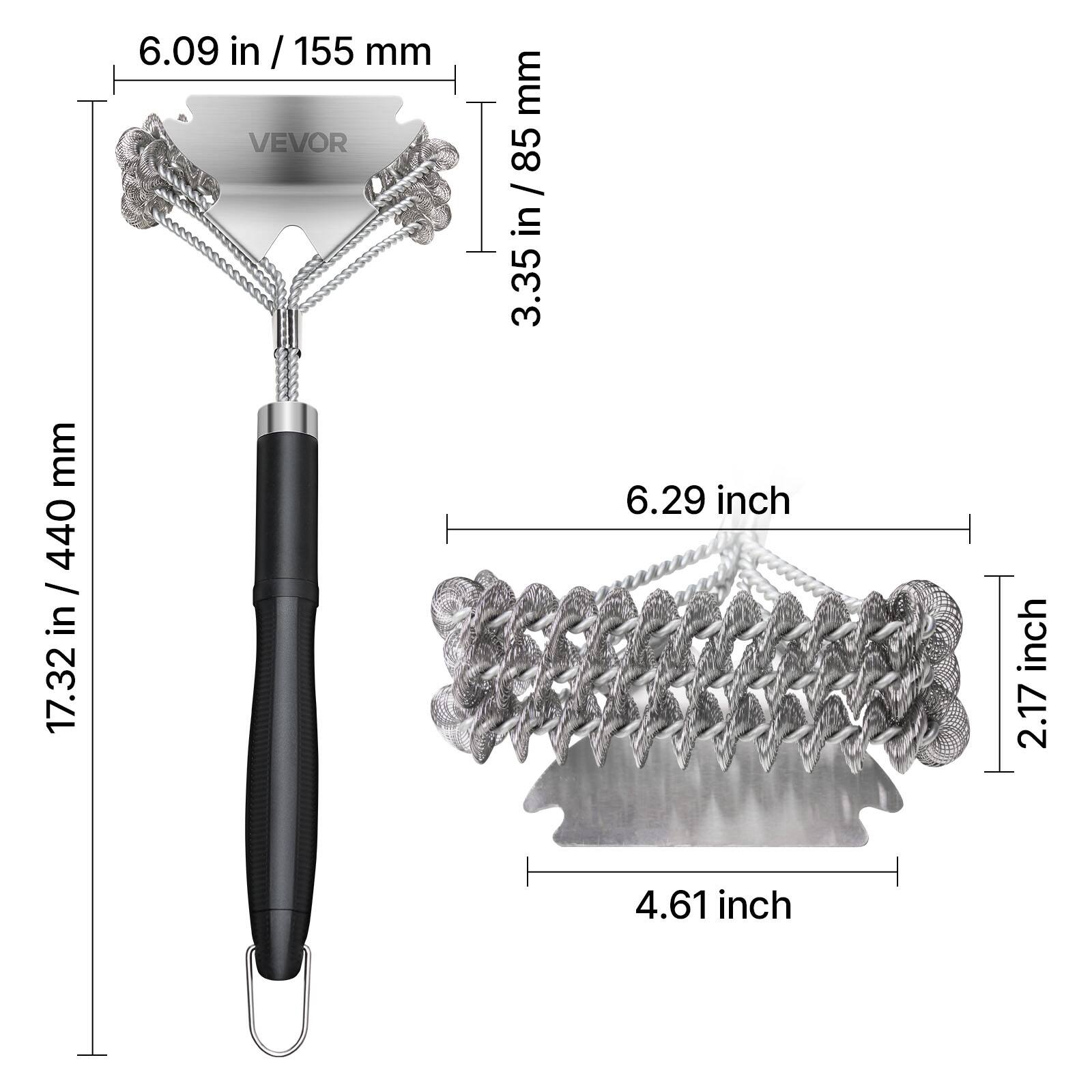6.09 in / 155 mm  
3.35 in / 85 mm  
17.32 in / 440 mm  
6.29 inch  
4.61 inch  
2.17 inch