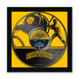 Sporticulture - Framed 13" x 13" Vinyl Record Art Print - Multicolor