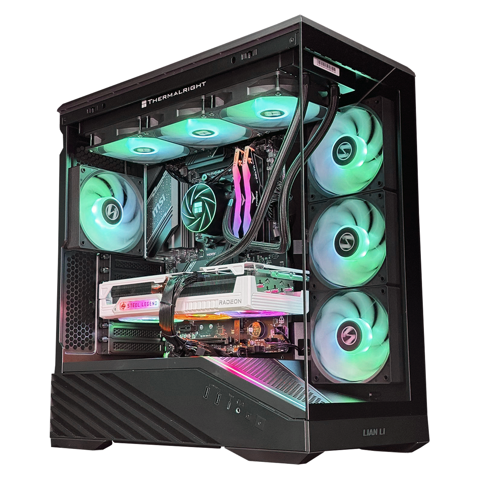 Andromeda Insights - Vector Gaming PC - AMD Radeon RX 9070XT 16GB | Core Ultra 7 265KF | 32GB DDR5 | 2TB SSD - Black