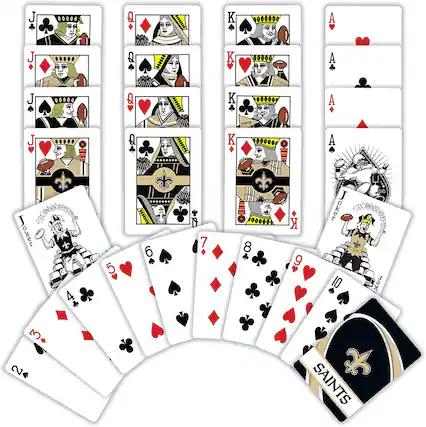 Sure, here is the corrected and grouped text from the image:
- J (Jack of Clubs)
- Q (Queen of Diamonds)
- K (King of Hearts)
- A (Ace of Hearts)
- J (Jack of Diamonds)
- Q (Queen of Spades)
- K (King of Spades)
- A (Ace of Spades)
- J (Jack of Hearts)
- Q (Queen of Clubs)
- K (King of Diamonds)
- A (Ace of Diamonds)
- J (Jack of Spades)
- 4 (Four of Hearts)
- 5 (Five of Hearts)
- 6 (Six of Clubs)
- 7 (Seven of Diamonds)
- 8 (Eight of Clubs)
- 9 (Nine of Hearts)
- 10 (Ten of Clubs)
- Joker
- 2 (Two of Spades)
- 3 (Three of Clubs)
- 4 (Four of Spades)
- 5 (Five of Spades)
- 6 (Six of Hearts)
- 7 (Seven of Clubs)
- 8 (Eight of Hearts)
- 9 (Nine of Spades)
- 10 (Ten of Diamonds)
- Joker
- 4 (Four of Diamonds)