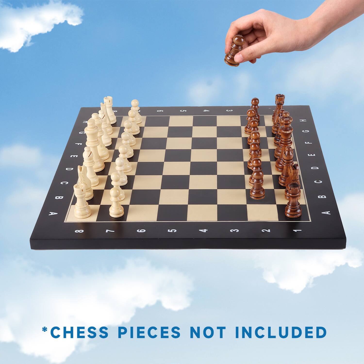 1 mU .. .. P -   F E E HUFDCBA A B C D ABCDEFGH 87654321 8 7 6 5 4 3 2 1 *CHESS PIECES NOT INCLUDED