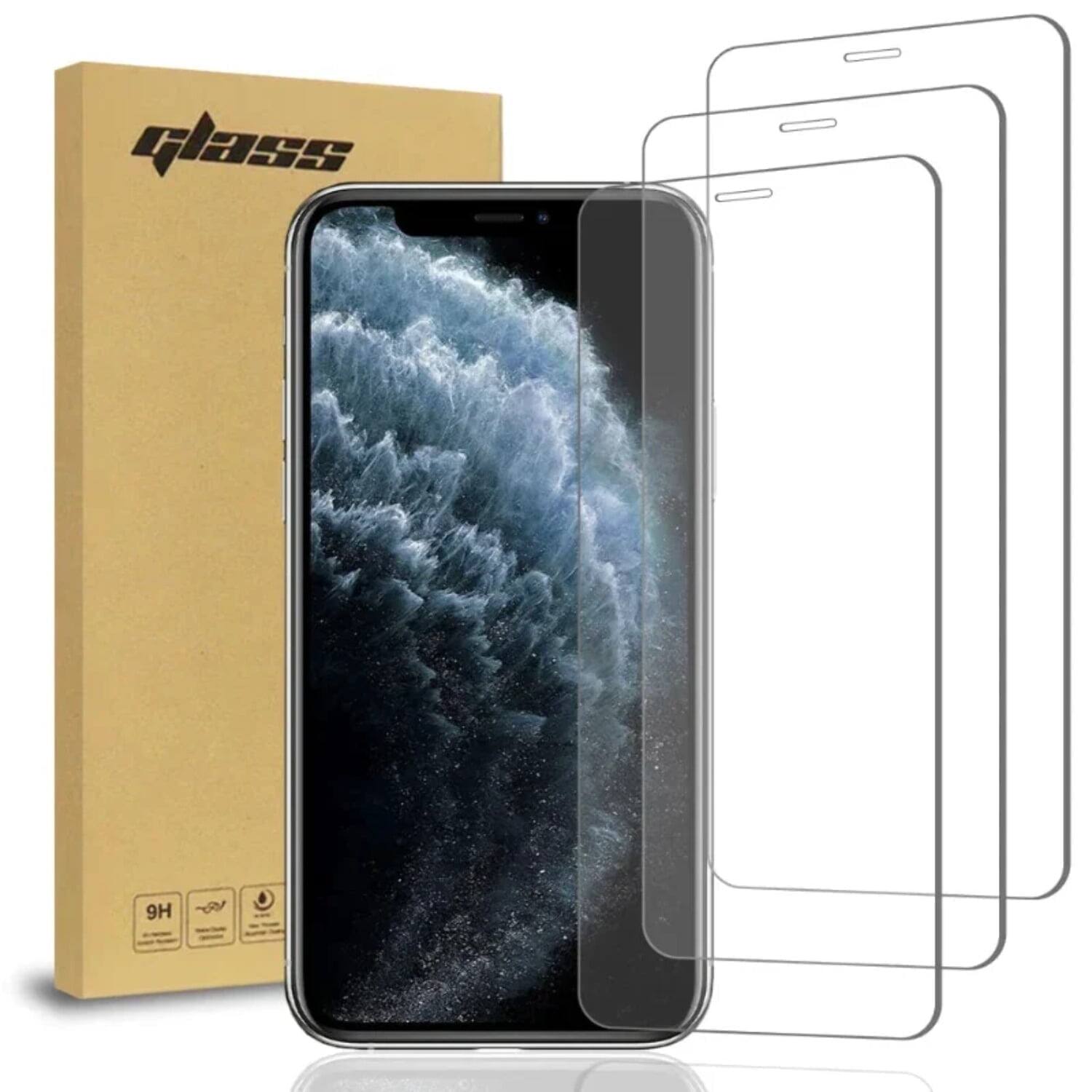 Front. RomeTech - Rome Tech iPhone 11 Pro Tempered Glass Screen Protector - Clear (3-Pack) - Transparent.