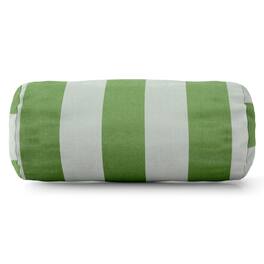 Majestic Home - Bolster Pillow Vertical Stripe Sage - Green
