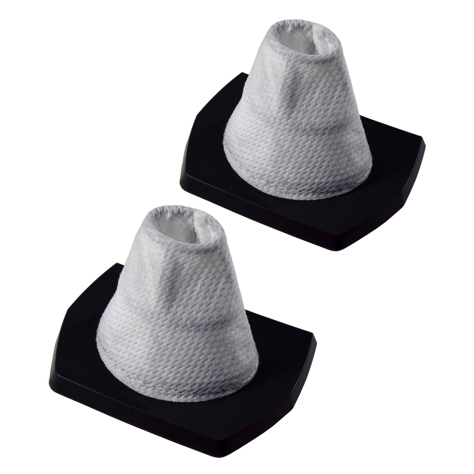 Front. HQRP - HQRP 2-Pack Dust Cup Filters Replacement for Dirt Devil F38 2DS2101000 Gator BD10085 BD10090 BD10100 Hand Vac 9.6V 10.8V.