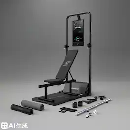 Speediance - Smart Home Gym, Gym Monster 2 Works Plus, Smart AI-Powered Multi-Functional Smith Machine for Home Workout - Black