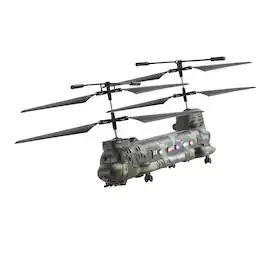 VEVOR - RC Helicopter, 2.4GHz Military Remote Control Helicopter, 3.5 Channel RC Airplane for Kid, 20 Mins Flight Time - Green