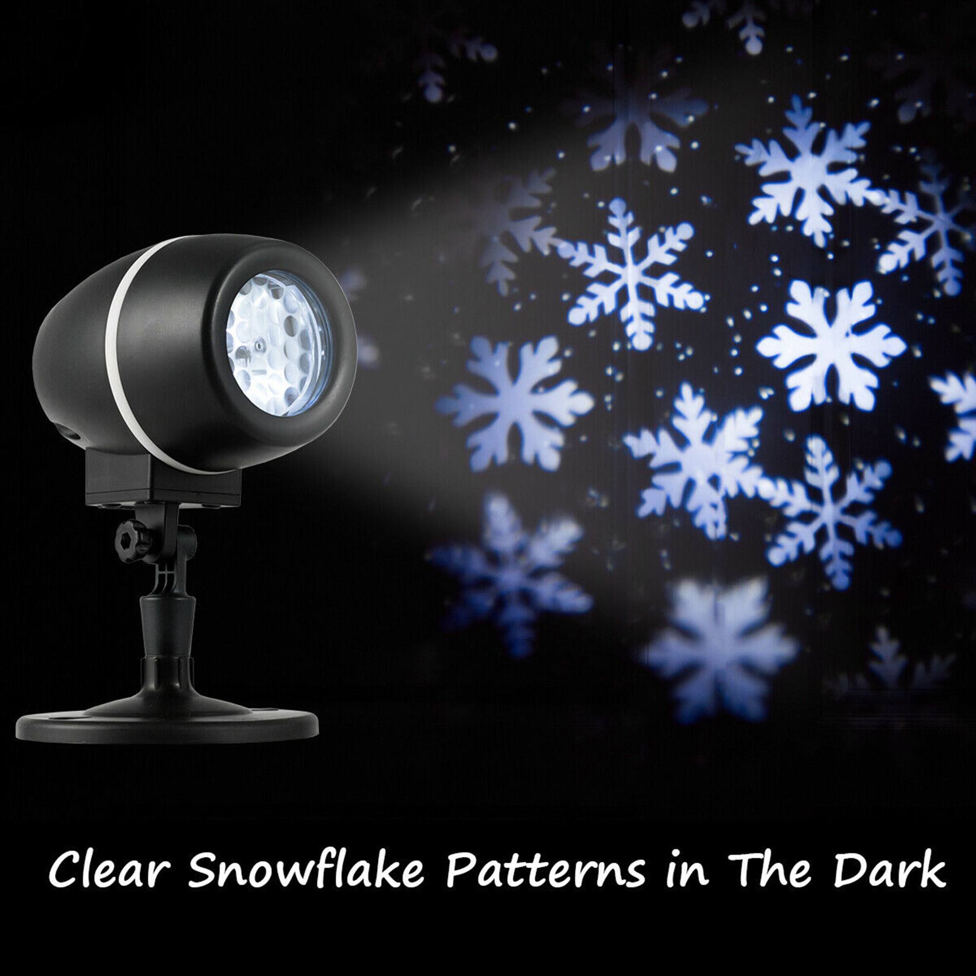 Clear Snowflake Patterns in The Dark
