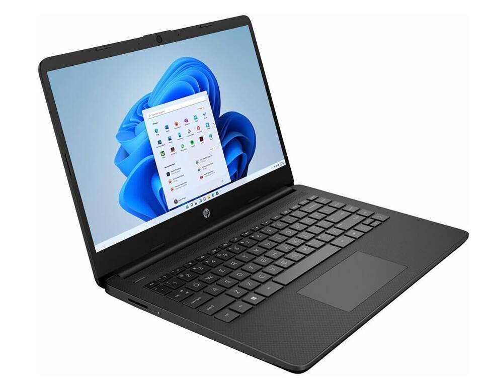 Alt View 1. HP - (Win 11 Pro) - Jet Black.