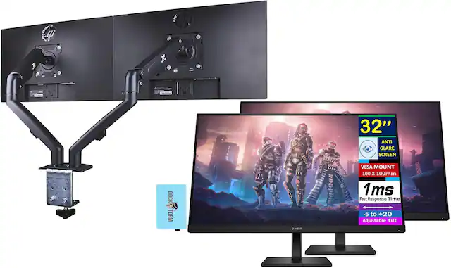 32" Anti Glare Screen
Dock Storm
VESA Mount 100 x 100mm
1ms Fast Response Time
-5 to +20 Adjustable Tilt