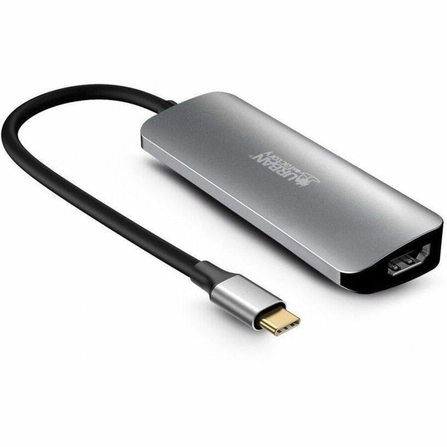 Alt View 1. Urban Factory - Urban Factory HUBEE Docking Station - for Notebook, Desktop PC - USB Type C - 4K UHD - 3840 x 2160 - 3 x USB Ports - 2 x.