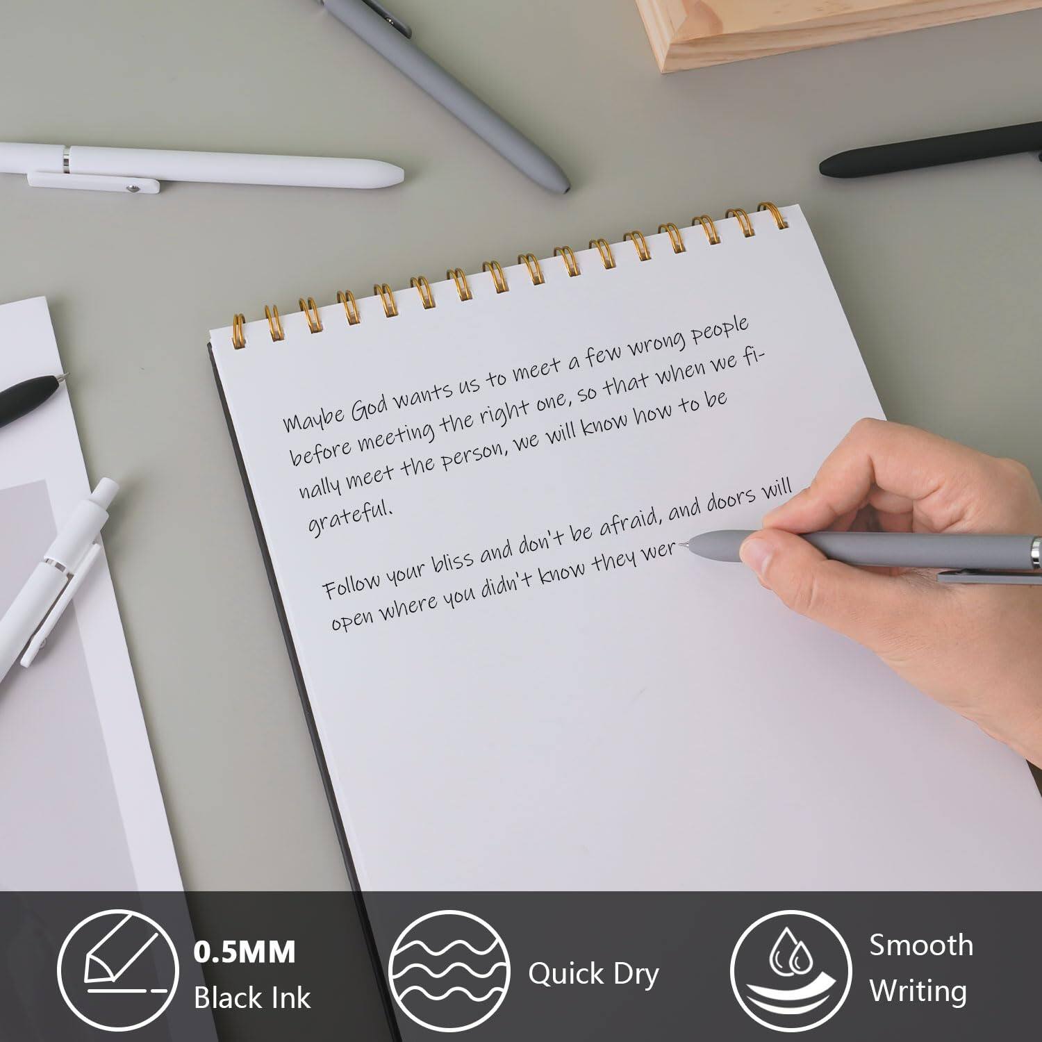 Maybe God wants us to meet a few wrong people before meeting the right one, so that when we finally meet the person, we will know how to be grateful.

Follow your bliss and don't be afraid, and doors will open where you didn't know they were.