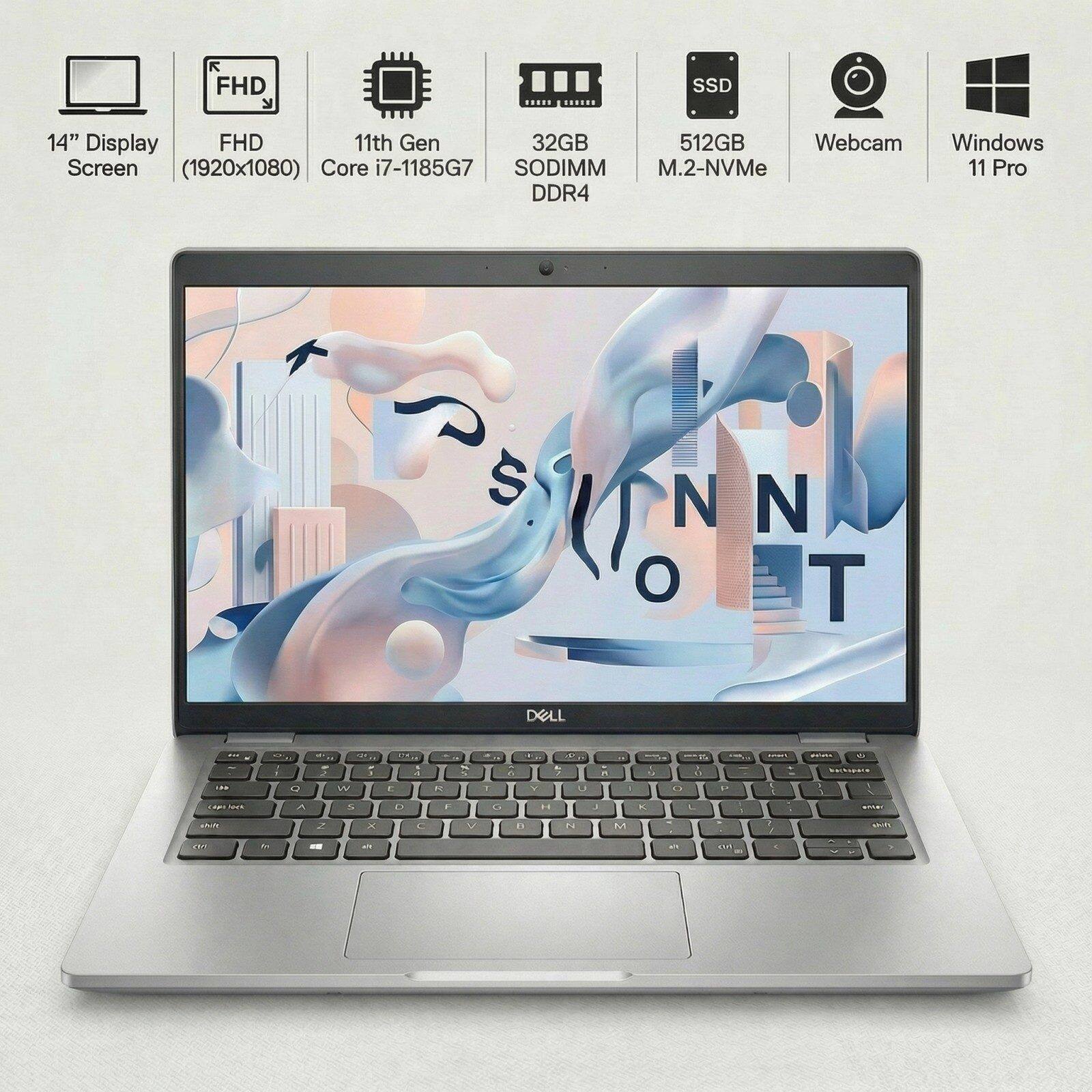 Dell Refurbished Excellent Latitude 5420 14 Inch FHD Laptop, Core