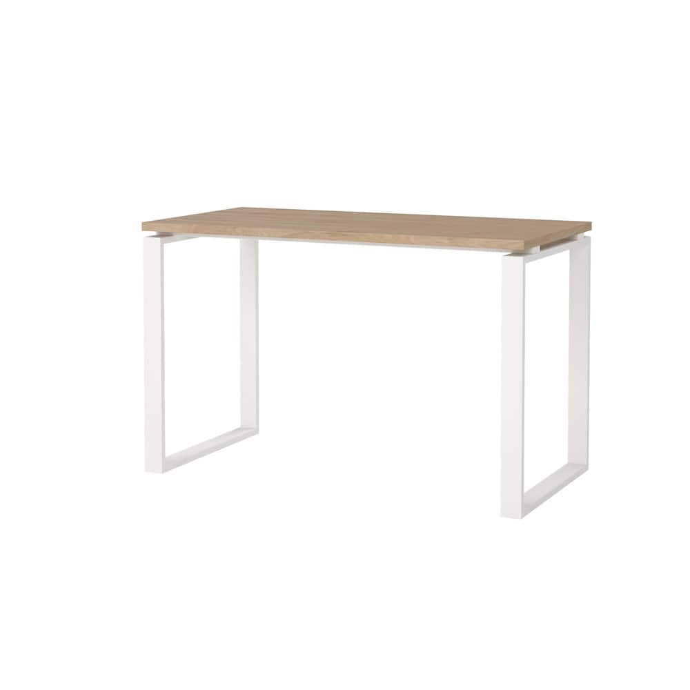 Tvilum - Sign Home Office Writing Office Desk, Jackson Hickory/White - Brown