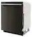 Left. Whirlpool - 24" Top Control Built-In Stainless Steel Tub Dishwasher with 3rd Rack, Large Capacity, 47 dBA - Black stainless steel.