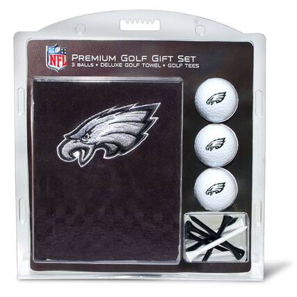 NFL PREMIUM GOLF GIFT SET
3 BALLS • DELUXE GOLF TOWEL • GOLF TEES