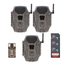 Wildgame Innovations - TERRA CELL 20MP CAM - AT&T Trail Camera with 32GB Memory Card and Card Reader(6 Pack)