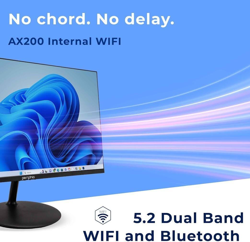No chord. No delay. AX200 Internal WIFI. 5.2 Dual Band WIFI and Bluetooth.
