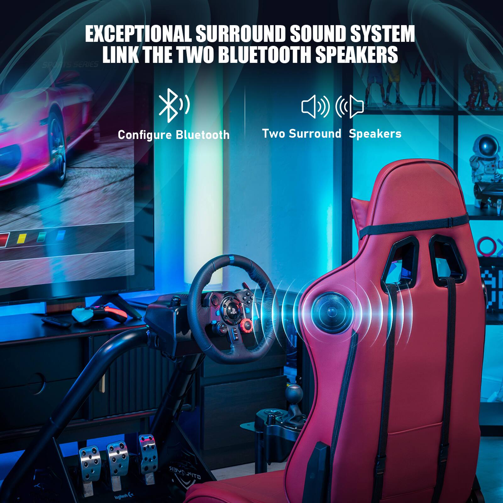 Exceptional Surround Sound System: Link the Two Bluetooth Speakers.