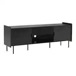 Furniture of America - Rainer Modern TV Stand with Drawer and Doors - Black