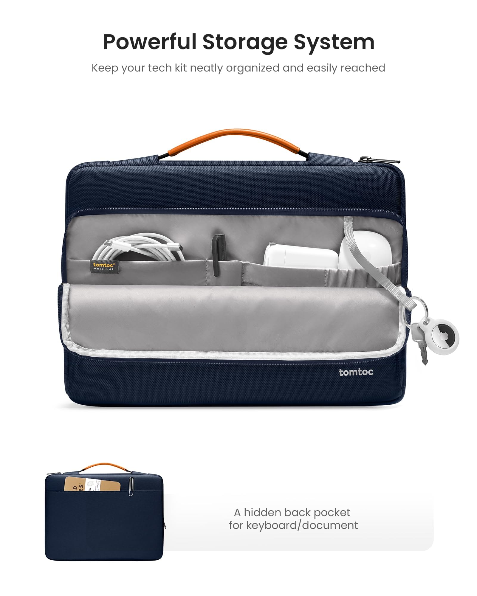 tomtoc Defender A14 360° Protective Laptop Carrying Case Sleeve