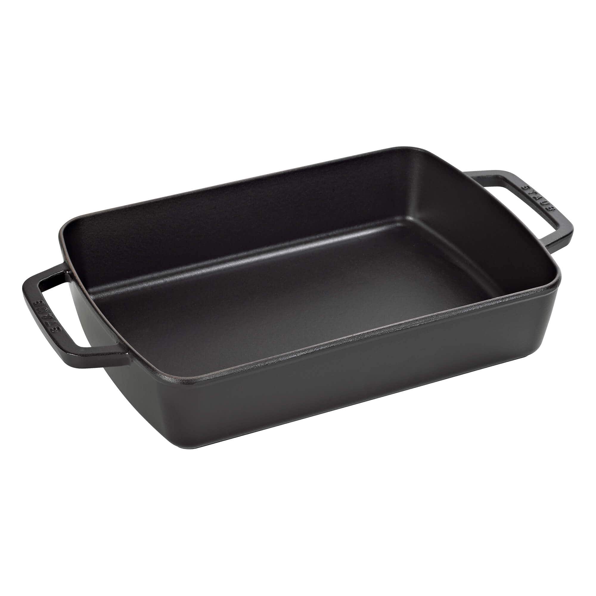 Staub - Cast Iron 12-inch x 8-inch Roasting Pan - Matte Black