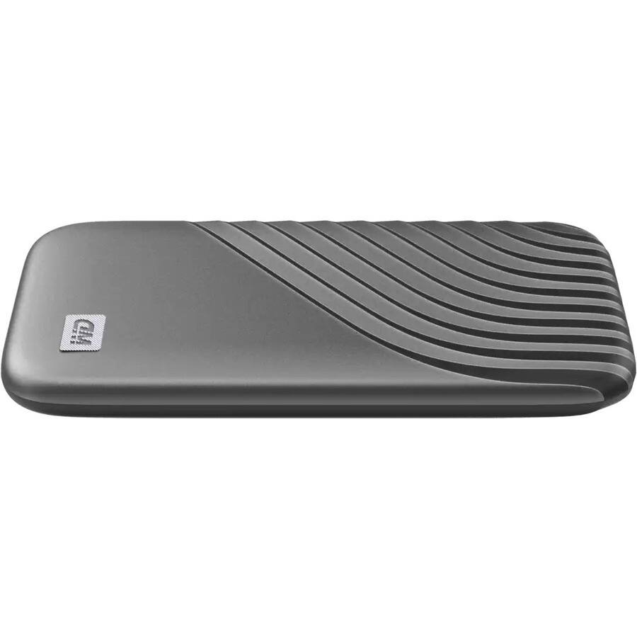 Alt View 3. SanDisk - WD My Passport WDBAGF0040BGY-WESN 4 TB Portable Solid State Drive - External - Gray - USB 3.2 (Gen 1) Type C - 1050 MB/s.