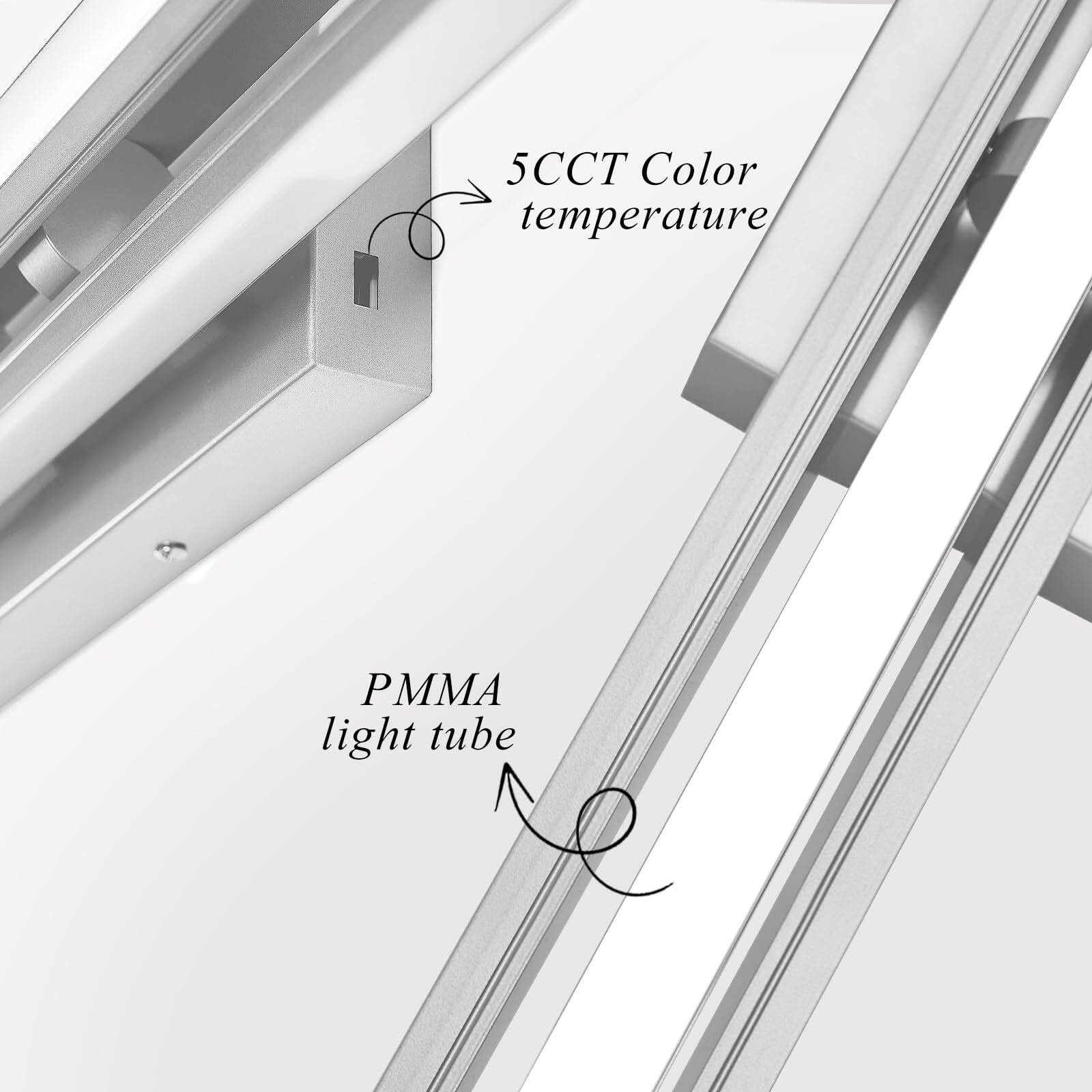 5CCT Color temperature  
PMMA light tube