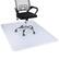Front Zoom. Mind Reader - Office Chair Mat for Carpet, Under Desk Protector, Carpet Grips, Rolling, PVC, 60"L x 46.25"W x 0.125"H - Clear.