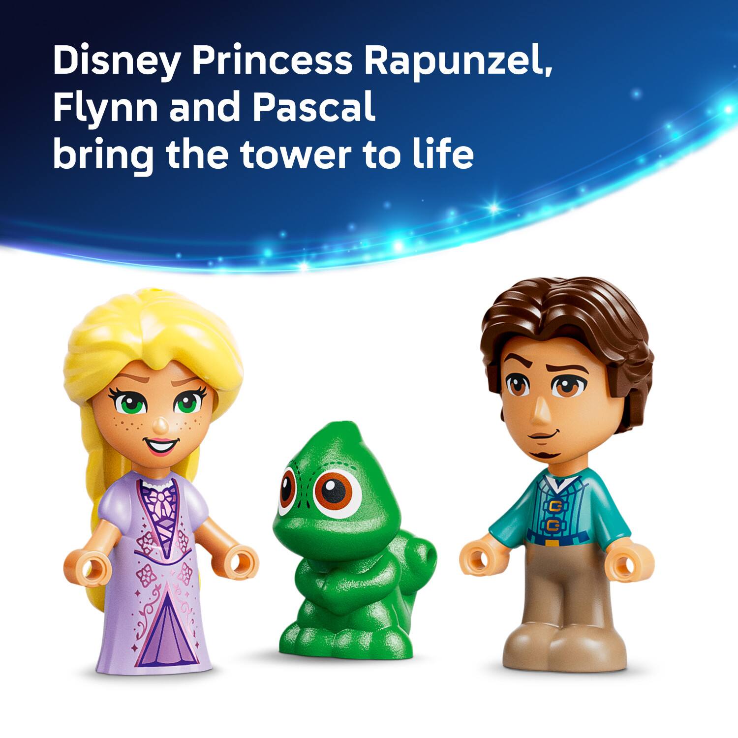 Disney Princess Rapunzel, Flynn and Pascal bring the tower to life