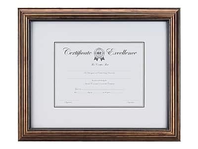 Photos - Other Decoration Bronze Gym Staples - Plastic Certificate Frame, Bronze - Antique Bronze with Black Accent