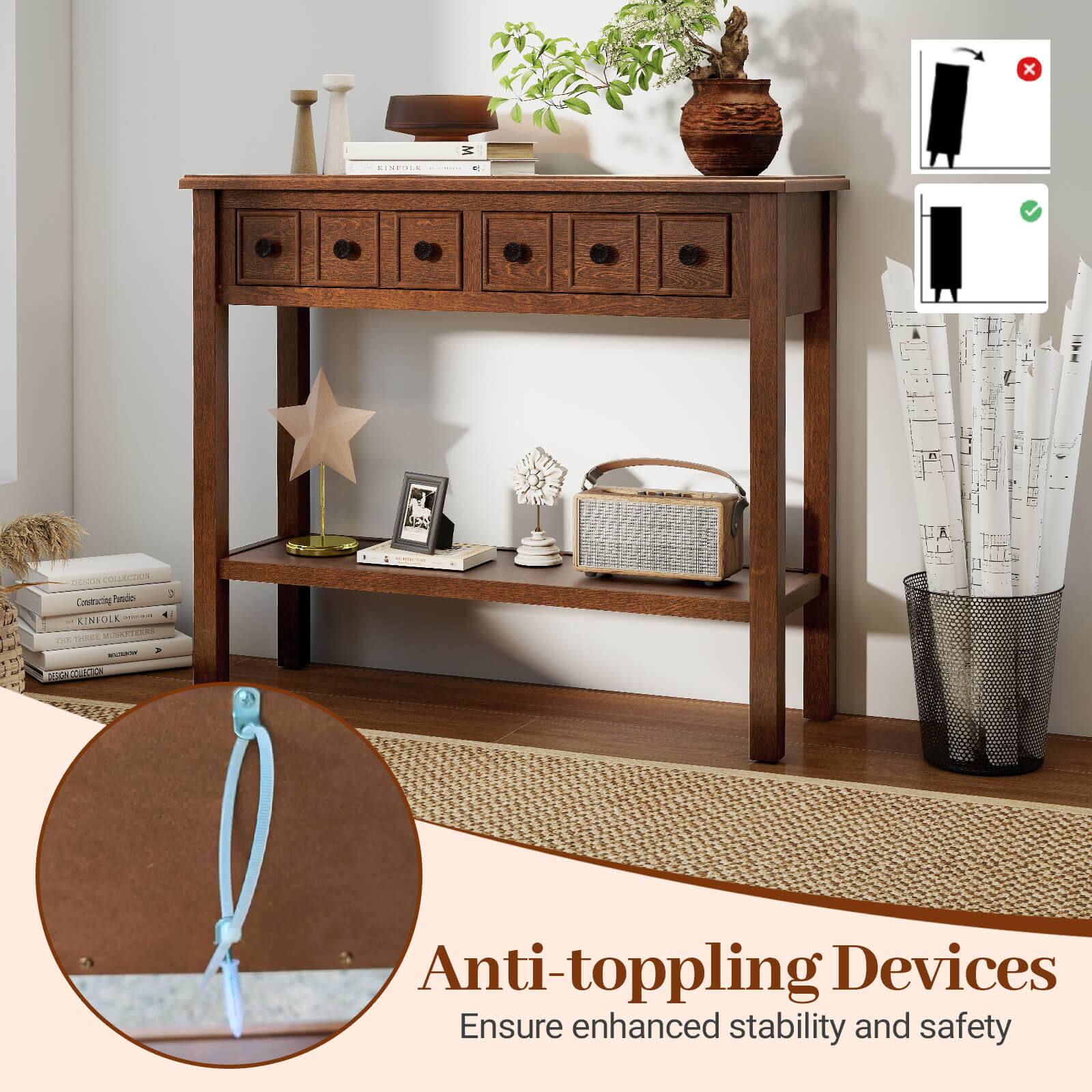 Anti-toppling Devices  
Ensure enhanced stability and safety