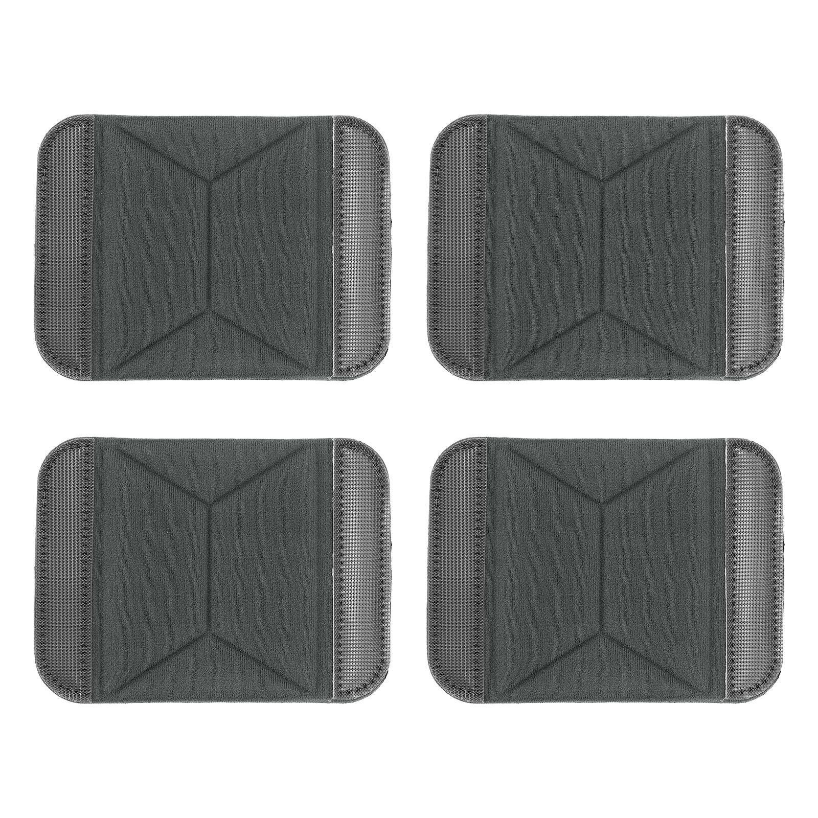 Front. Unique Bargains - 4pcs Camera Bag Divider, 6.1x4.7in, Shockproof Padding Insert for Lens & Case, Travel Photography for Enthusiasts - Gray.