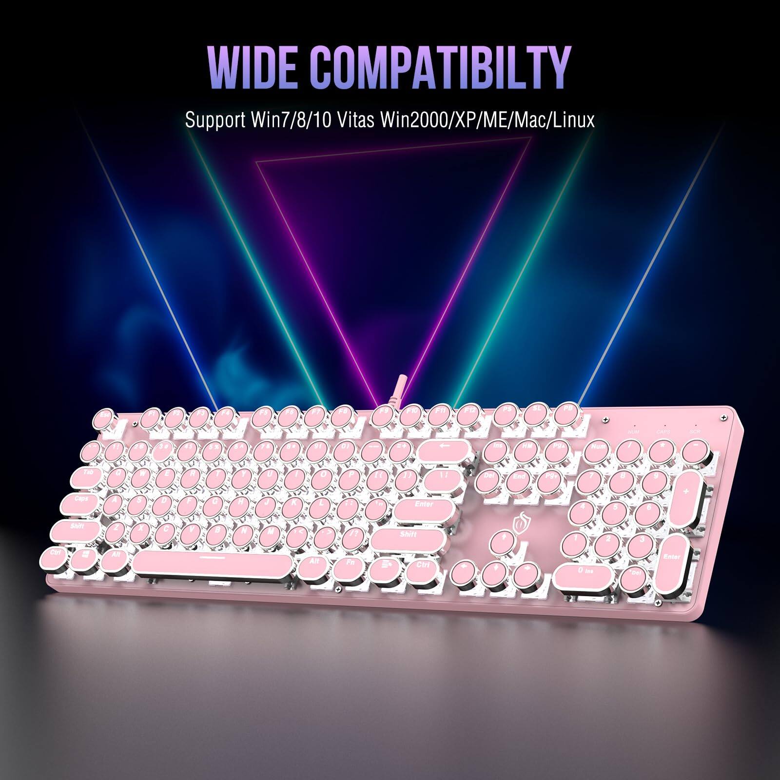 WIDE COMPATIBILITY  
Support Win7/8/10 Vitas Win2000/XP/ME/Mac/Linux