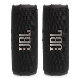 JBL - Flip 7 Waterproof Portable Speaker Bundle - Pair - Black
