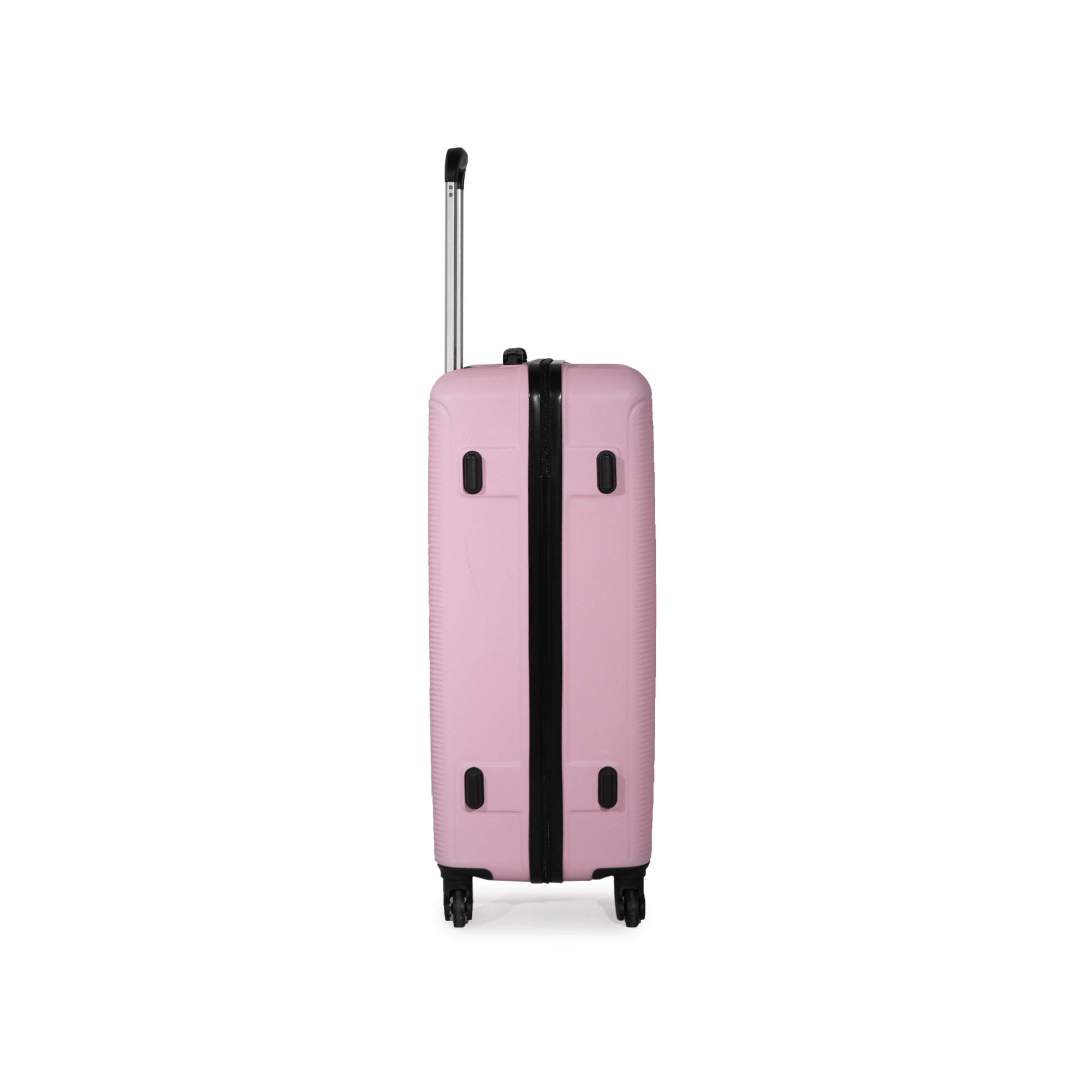 Alt View 6. BreeBe - 3-Piece Luggage Set ABS Lightweight & Durable Suitcase with Spinner Wheels, TSA Lock, (20/24/28), Pink - Pink.