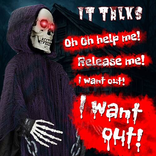 IT TALKS  
Oh Oh help me!  
Release me!  
I want out!  
I want out!