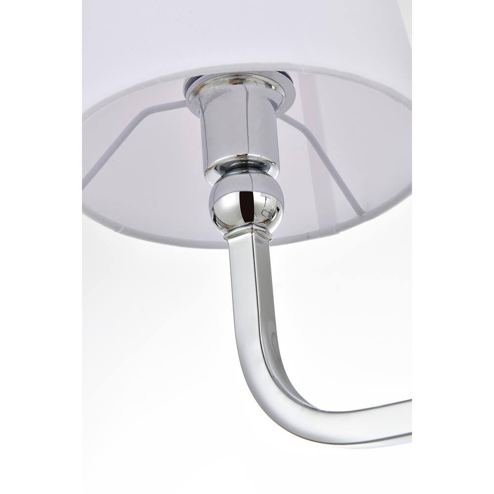 Front. Living District - Colson 4 light Chrome and Clear Bath Sconce - Chrome And Clear.