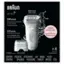 Braun Silk-pil 7 Wide Head: Efficient Removes more hairs* in one stroke for fast results. Efficace limine plus de poils* en un passage, pour des rsultats rapides. Up to 4 weeks smooth skin Jusqu' quatre semaines de peau soyeuse Silk-pil 7 BRUN +4 Extras *vs. Silk-pil 5 Shaver & Trimmer vs l'pilateur Silk-pil 5 Rasoir et tondeuse accessoires CONTENT: EPILATOR, ATTACHMENT, CAP, BRUSH, POUCH