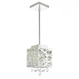 CWI Lighting - Eternity 1 Light Pendant With Finish - Chrome
