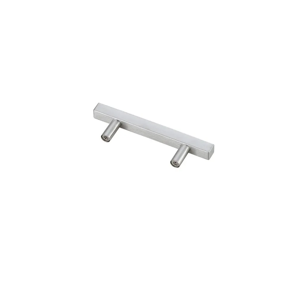 Left. Elegant Decor - Dior 3" Center to Center Brushed Nickel Bar Pull Multipack (set of 10) - Brushed Nickel.