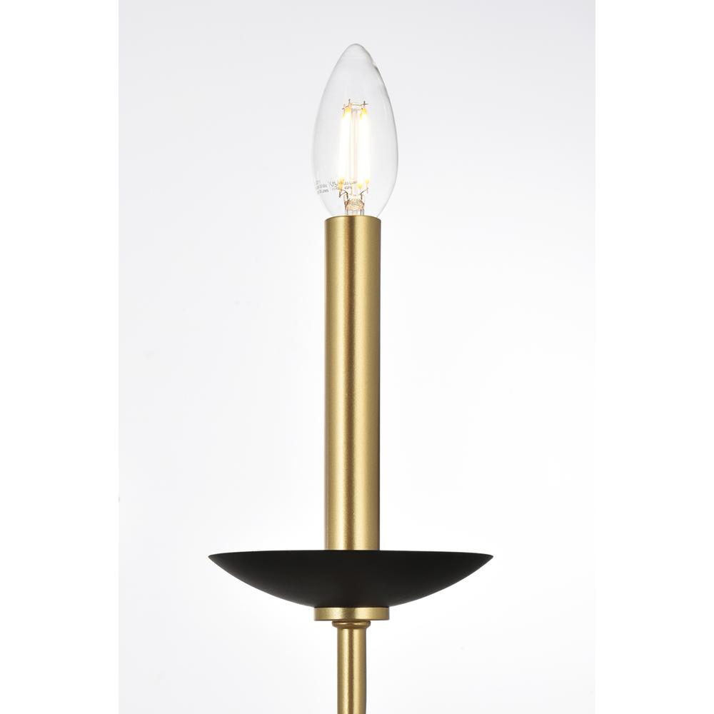 Alt View 2. Living District - Cohen 30 inch pendant in black and brass - Black And Brass.