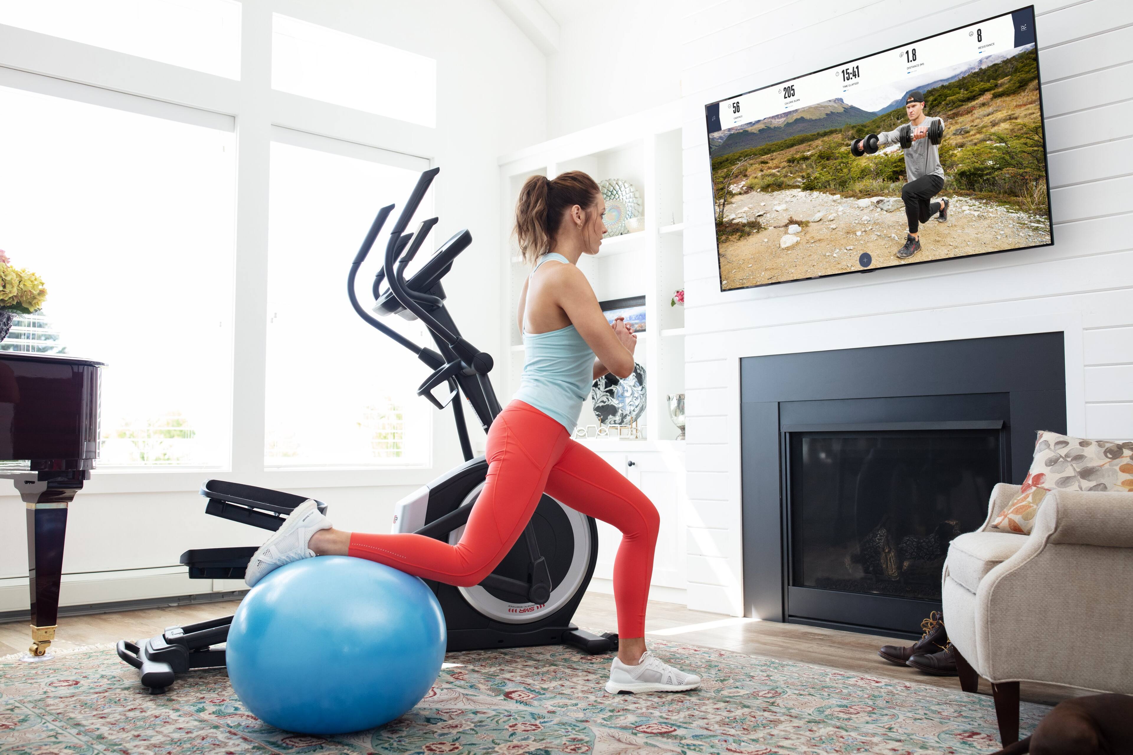 Alt View 26. ProForm - ProForm Carbon EL Elliptical with Adjustable Stride & Incline, 30-Day iFIT Membership for Studio & Global Workouts - Black.